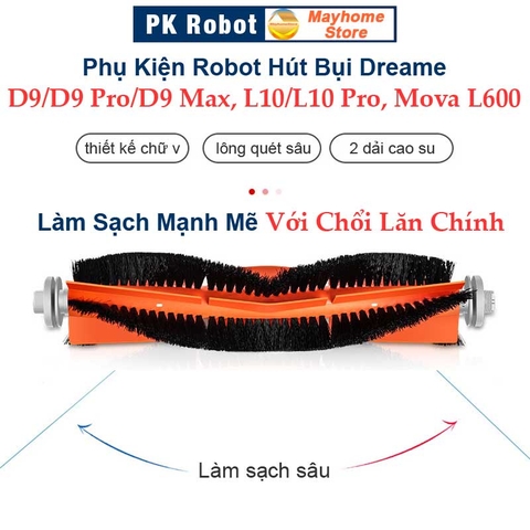 Phụ Kiện Robot Hút Bụi Dreame D9/ D9 Pro/ D9 Max, L10/ L10 Pro, Mova L600.Phụ Kiện Robot Hút Bụi Lau Nhà Xiaomi Dreame.