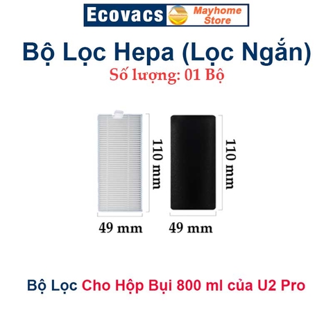 Phụ Kiện Robot Ecovacs Deebot U2 Pro | U2 Power | U2
