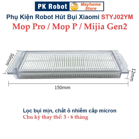 Phụ Kiện Robot Hút Bụi STYJ02YM, Xiaomi Mijia Vacuum Mop P, Xiaomi Mi Mop Pro, Xiaomi Mijia Gen 2
