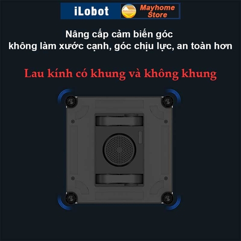 Robot Lau Kính Tự Động iLobot HCR 03 Tốc Độ Lau Nhanh, Độ ồn thấp, An Toàn Chống Rơi 20 Phút Khi Mất Điện