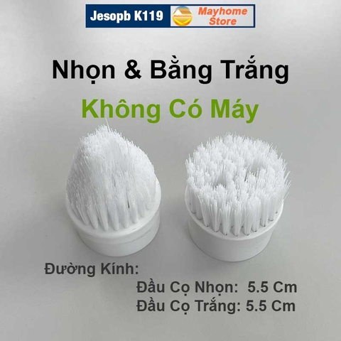Máy Cọ Rửa Điện Đa Năng Jesopb K119 Sạc USB Pin 2000 mAh, Chống Nước Toàn Thân IPX7, Tương Thích Với Nhiều Đầu Cọ Jesopb