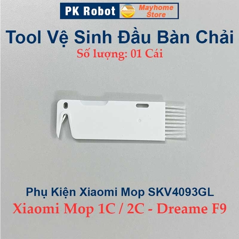 Phụ kiện Robot hút bụi Xiaomi Mop SKV4093GL - Mop 1C - Mop 2C - Dreame F9/ Lọc hepa, Chổi giữa, Chổi cạnh, Khăn lau