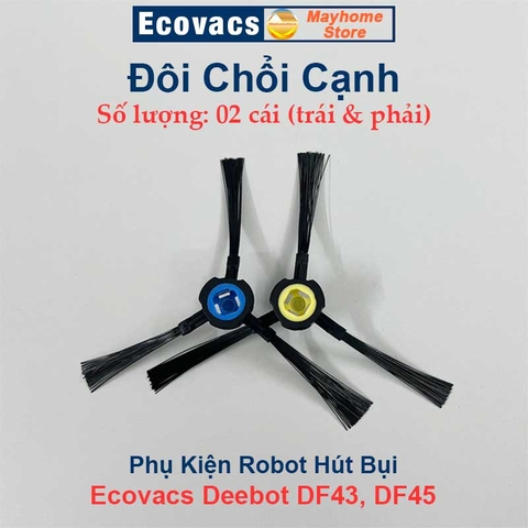 Phụ kiện Robot Hút Bụi Lau Nhà Ecovacs Deebot DF35 | DF43 | DF45, khăn lau, bộ lọc, chổi cạnh, chổi lăn chính ///
