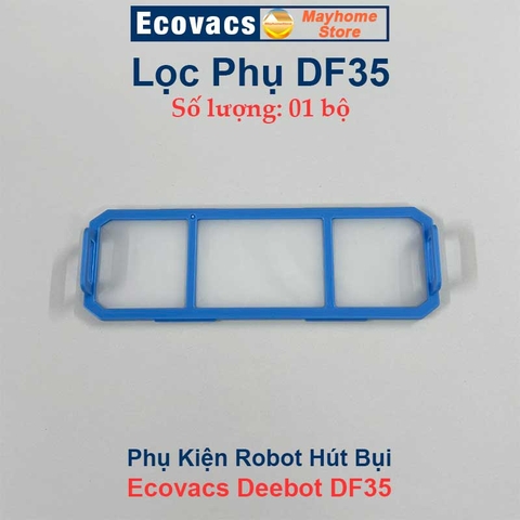 Phụ kiện Robot Hút Bụi Lau Nhà Ecovacs Deebot DF35 | DF43 | DF45, khăn lau, bộ lọc, chổi cạnh, chổi lăn chính ///