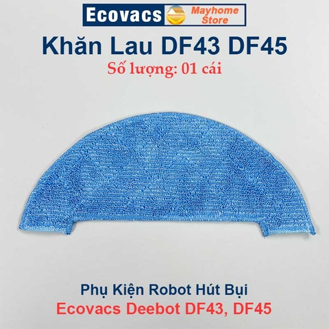 Phụ kiện Robot Hút Bụi Lau Nhà Ecovacs Deebot DF35 | DF43 | DF45, khăn lau, bộ lọc, chổi cạnh, chổi lăn chính ///