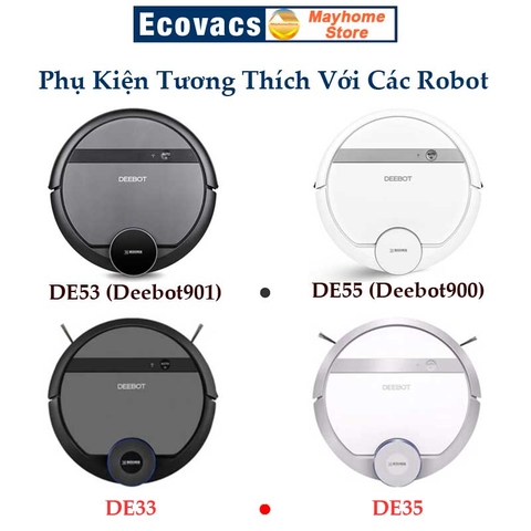 Hộp Bụi Robot Hút Bụi Lau Nhà Ecovacs Deebot DE53 DE55 | DE33 DE35 | DM65 | DG71 | Deebot900 | Deebot901