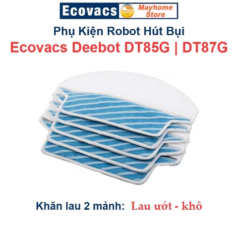 Phụ kiện Robot Hút Bụi Lau Nhà Ecovacs Deebot DT85G, DT87G, DT83, chổi lăn, chổi cạnh, bộ lọc, khăn lau///