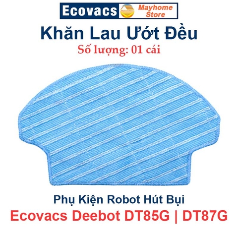 Phụ kiện Robot Hút Bụi Lau Nhà Ecovacs Deebot DT85G, DT87G, DT83, chổi lăn, chổi cạnh, bộ lọc, khăn lau///