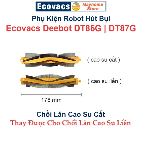 Phụ kiện Robot Hút Bụi Lau Nhà Ecovacs Deebot DT85G, DT87G, DT83, chổi lăn, chổi cạnh, bộ lọc, khăn lau///