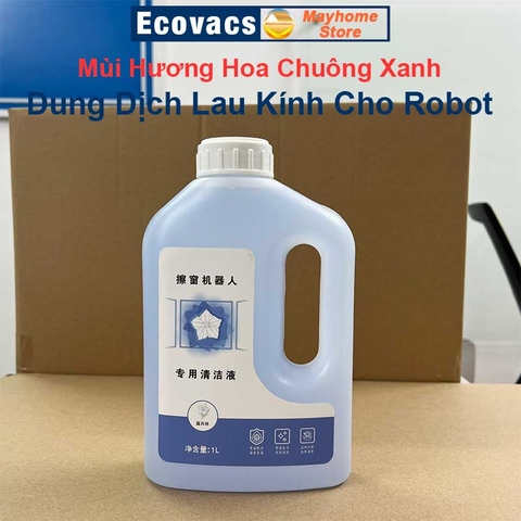 Dung Dịch Tẩy Rửa Đặc Biệt Dành Cho Robot Lau Kính Cửa Sổ Dung Tích 1 Lít Mùi Hương Hoa Chuông Xanh Tự Nhiên