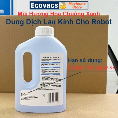 Dung Dịch Tẩy Rửa Đặc Biệt Dành Cho Robot Lau Kính Cửa Sổ Dung Tích 1 Lít Mùi Hương Hoa Chuông Xanh Tự Nhiên