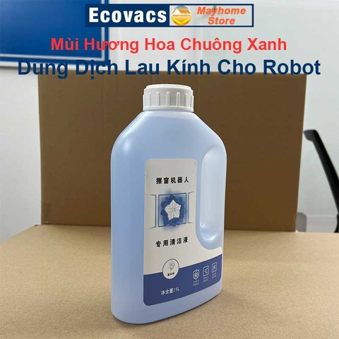Dung Dịch Tẩy Rửa Đặc Biệt Dành Cho Robot Lau Kính Cửa Sổ Dung Tích 1 Lít Mùi Hương Hoa Chuông Xanh Tự Nhiên