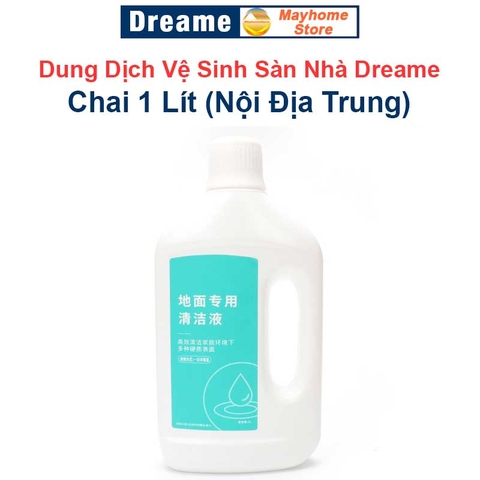 Nước Lau Sàn Chuyên Dụng Cho Máy Lau Nhà Khô Ướt Dreame, Tineco, HDX700 & Robot Hút Bụi Lau Nhà (Nội địa Trung)