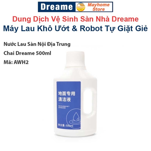 Nước Lau Sàn Chuyên Dụng Cho Máy Lau Nhà Khô Ướt Dreame, Tineco, HDX700 & Robot Hút Bụi Lau Nhà (Nội địa Trung)