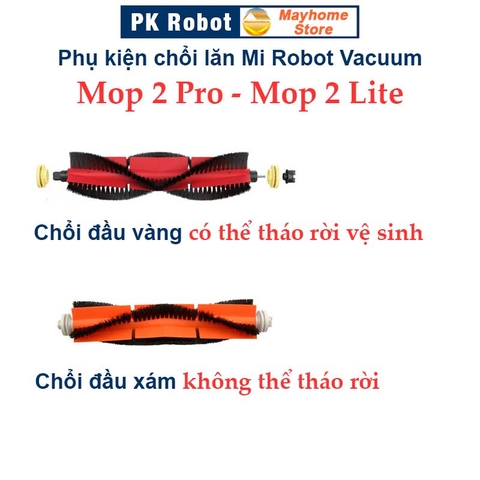 Phụ kiện Robot Xiaomi Mi Robot Vacuum Mop2 Lite, Mop2 Pro, chổi lăn, chổi ven, bộ lọc hepa, khăn lau, tools vệ sinh///