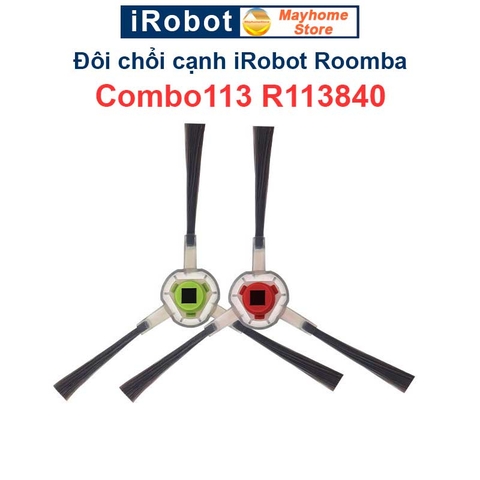 Phụ kiện Robot Hút Bụi iRobot Roomba Combo113 R113840. Chổi lăn, bộ lọc hepa, chổi cạnh, khăn lau robot Roomba///
