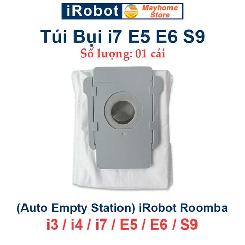 Phụ kiện Robot Hút Bụi iRobot Roomba i3, i4, i7, E5, E6. Đôi chổi lăn, bộ lọc hepa, chổi cạnh, túi đựng bụi robot Roomba