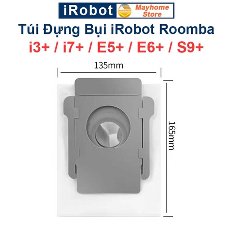 Túi Đựng Bụi iRobot Roomba i3+ / i7+ / E5+ / E6+ / S9+ , Sử dụng cho Trạm Sạc Hút Rác Tự Động Bản Plus///