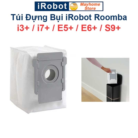 Túi Đựng Bụi iRobot Roomba i3+ / i7+ / E5+ / E6+ / S9+ , Sử dụng cho Trạm Sạc Hút Rác Tự Động Bản Plus///