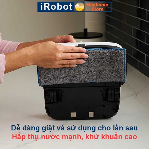 Khăn Lau Robot Lau Nhà iRobot Braava Jet M6. Khăn Lau Khô, Khăn Lau Ướt iRobot Braava Jet M6///