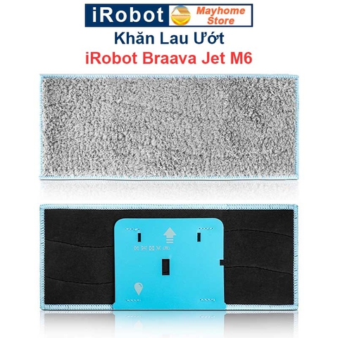Khăn Lau Robot Lau Nhà iRobot Braava Jet M6. Khăn Lau Khô, Khăn Lau Ướt iRobot Braava Jet M6///