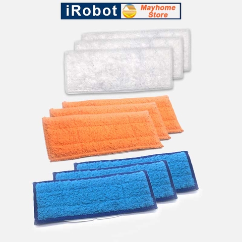 Khăn Lau Robot Lau Nhà iRobot Braava Jet 240, 241. Khăn Lau Khô, Khăn Lau Ướt, Khăn Lau Ẩm iRobot Braava Jet 240, 241///