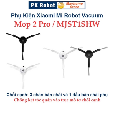 Phụ kiện Robot Xiaomi Mi Robot Vacuum Mop 2 Pro Đen & Trắng, Các Model: MJST1SHW, BHR5204EU & BHR5044EU///