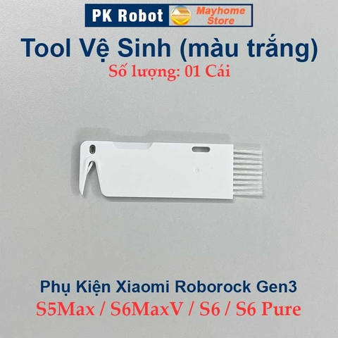 Phụ kiện Robot Xiaomi Roborock Gen3, Roborock S5Max, S6MaxV, S6, S6 Pure. Chổi lăn, chổi cạnh, khăn lau, bộ lọc ///