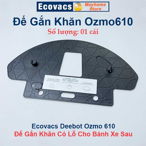 Hộp Bụi, Nắp Chổi Lăn, Đế Gắn Khăn Lau Robot Hút Bụi Lau Nhà Ecovacs Deebot Ozmo 600 | DD33 | DD35 | DD36 | DD37 | DD56