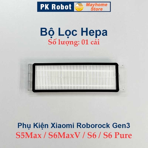 Phụ kiện Robot Xiaomi Roborock Gen3, Roborock S5Max, S6MaxV, S6, S6 Pure. Chổi lăn, chổi cạnh, khăn lau, bộ lọc ///