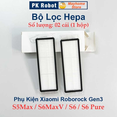 Phụ kiện Robot Xiaomi Roborock Gen3, Roborock S5Max, S6MaxV, S6, S6 Pure. Chổi lăn, chổi cạnh, khăn lau, bộ lọc ///