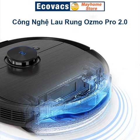 Robot hút bụi lau nhà Ecovacs Deebot T9 AIVI Plus, Hàng Trưng Bày Chưa Qua Sử Dụng, Tặng ID Ứng Dụng Ecovacs Home