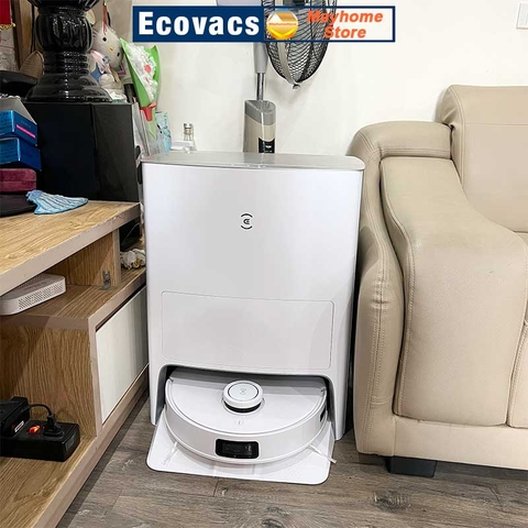 Robot hút bụi lau nhà Ecovacs Deebot T10 Omni, Hàng Trưng Bày Chưa Qua Sử Dụng, Tặng ID Ứng Dụng Ecovacs Home.