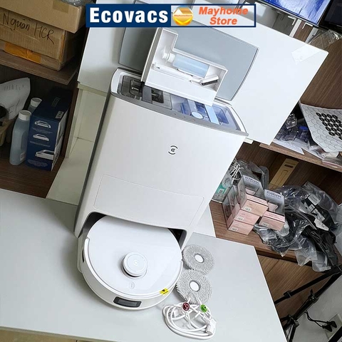 Robot hút bụi lau nhà Ecovacs Deebot T10 Omni, Hàng Trưng Bày Chưa Qua Sử Dụng, Tặng ID Ứng Dụng Ecovacs Home.