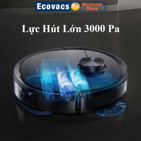 Robot hút bụi lau nhà Ecovacs Deebot T9 AIVI Plus, Hàng Trưng Bày Chưa Qua Sử Dụng, Tặng ID Ứng Dụng Ecovacs Home