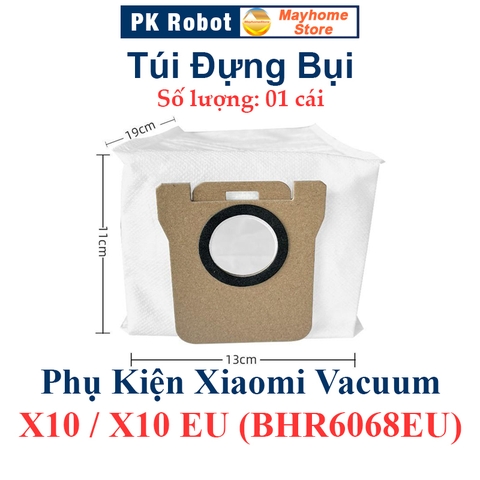 Phụ kiện Xiaomi Vacuum X10, Vacuum X10 EU (BHR6068EU), Chổi lăn, Chổi cạnh, Bộ lọc, Giẻ Lau, Túi đựng bụi///