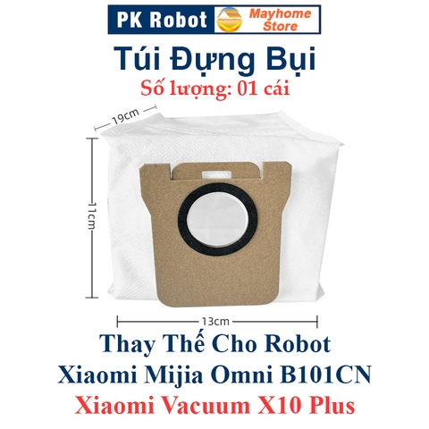 Phụ kiện Xiaomi Mijia Omni B101CN, Xiaomi Vacuum X10 Plus, Chổi lăn, Chổi cạnh, Bộ lọc, Giẻ Lau, Túi đựng bụi///