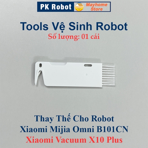 Phụ kiện Xiaomi Mijia Omni B101CN, Xiaomi Vacuum X10 Plus, Chổi lăn, Chổi cạnh, Bộ lọc, Giẻ Lau, Túi đựng bụi///