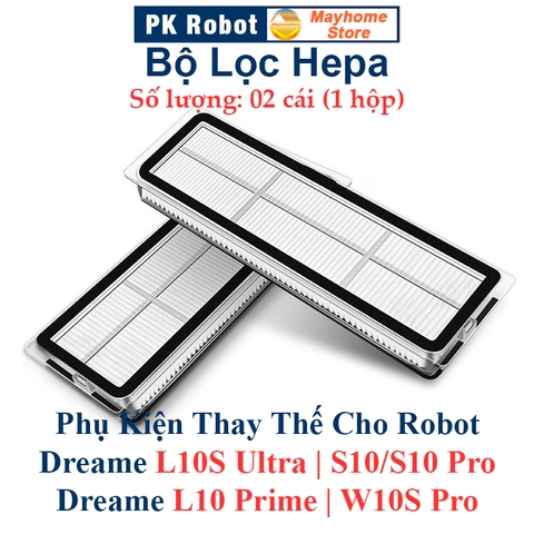 Phụ kiện Dreame L10S Ultra, S10/S10 Pro, L10 Prime, W10S Pro, Chổi lăn, Chổi cạnh, Bộ lọc, Giẻ Lau, Túi bụi///