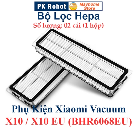 Phụ kiện Xiaomi Vacuum X10, Vacuum X10 EU (BHR6068EU), Chổi lăn, Chổi cạnh, Bộ lọc, Giẻ Lau, Túi đựng bụi///