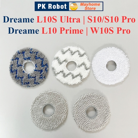 Phụ kiện Dreame L10S Ultra, S10/S10 Pro, L10 Prime, W10S Pro, Chổi lăn, Chổi cạnh, Bộ lọc, Giẻ Lau, Túi bụi///