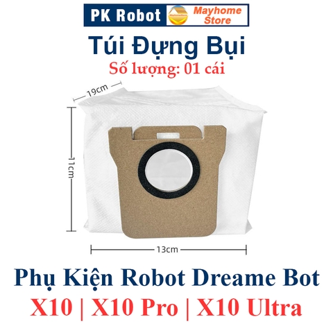 Phụ kiện Dreame Bot X10, X10 Pro, X10 Ultra, Chổi Lăn, Chổi Cạnh, Bộ Lọc, Khăn Lau, Túi Đựng Bụi ///