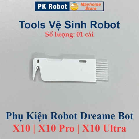 Phụ kiện Dreame Bot X10, X10 Pro, X10 Ultra, Chổi Lăn, Chổi Cạnh, Bộ Lọc, Khăn Lau, Túi Đựng Bụi ///