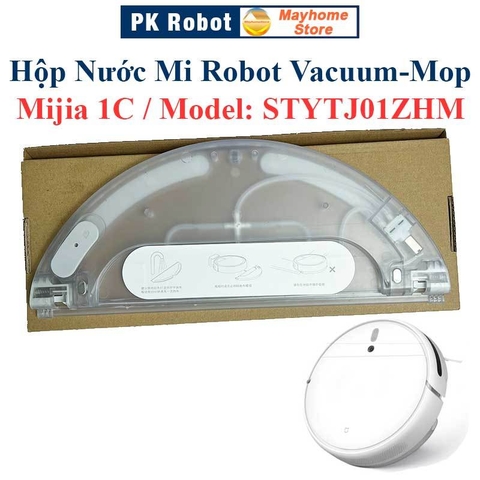 Hộp Nước Mi Robot Vacuum-Mop, Mijia 1C, Model STTYTJ01ZHM, Hộp Nước Đế Gắn Khăn 2 Trong 1