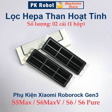 Phụ kiện Robot Xiaomi Roborock Gen3, Roborock S5Max, S6MaxV, S6, S6 Pure. Chổi lăn, chổi cạnh, khăn lau, bộ lọc ///