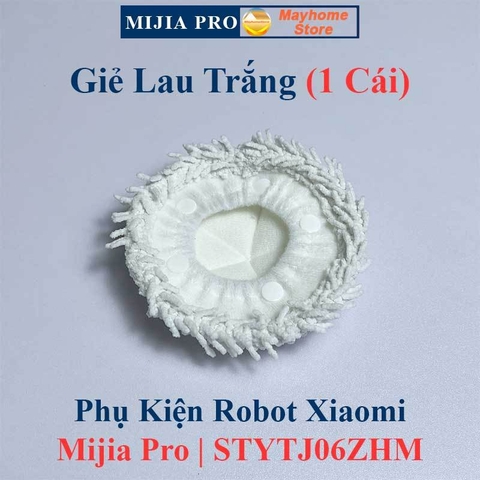 Phụ kiện Robot Xiaomi Mijia Pro STYTJ06ZHM, Chổi Lăn, Chổi Cạnh, Bộ Lọc, Giẻ Lau, Đế Gắn Khăn ///