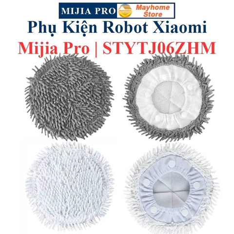 Phụ kiện Robot Xiaomi Mijia Pro STYTJ06ZHM, Chổi Lăn, Chổi Cạnh, Bộ Lọc, Giẻ Lau, Đế Gắn Khăn ///