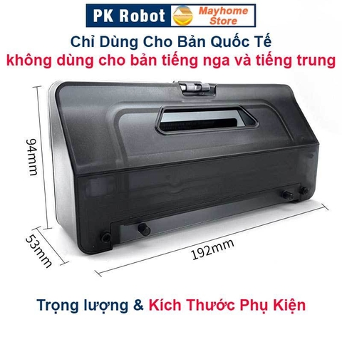 Hộp Bụi & Hộp Nước 2 Trong 1 Cho Robot Xiaomi Mijia Gen 2 STYJ02YM, Mi Robot Vacuum Mop P, Mi Vacuum Mop Pro///