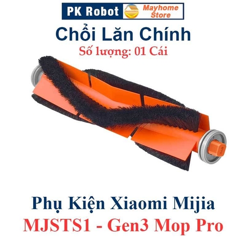 Phụ kiện Robot Xiaomi Mijia MJSTS1 Gen3 Mop Pro, Chổi lăn chính, chổi cạnh, lọc bụi, khăn lau ///