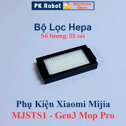 Phụ kiện Robot Xiaomi Mijia MJSTS1 Gen3 Mop Pro, Chổi lăn chính, chổi cạnh, lọc bụi, khăn lau ///